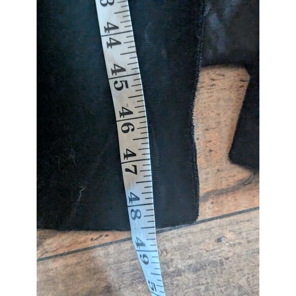 Vintage By Choice California Black Velvet Halter Dress, Size 13 - Picture 6 of 7